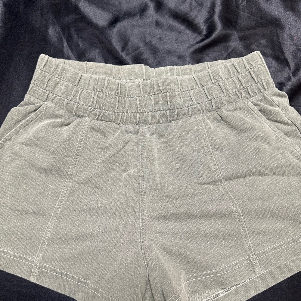 No Boundaries High Waist Gray Shorts